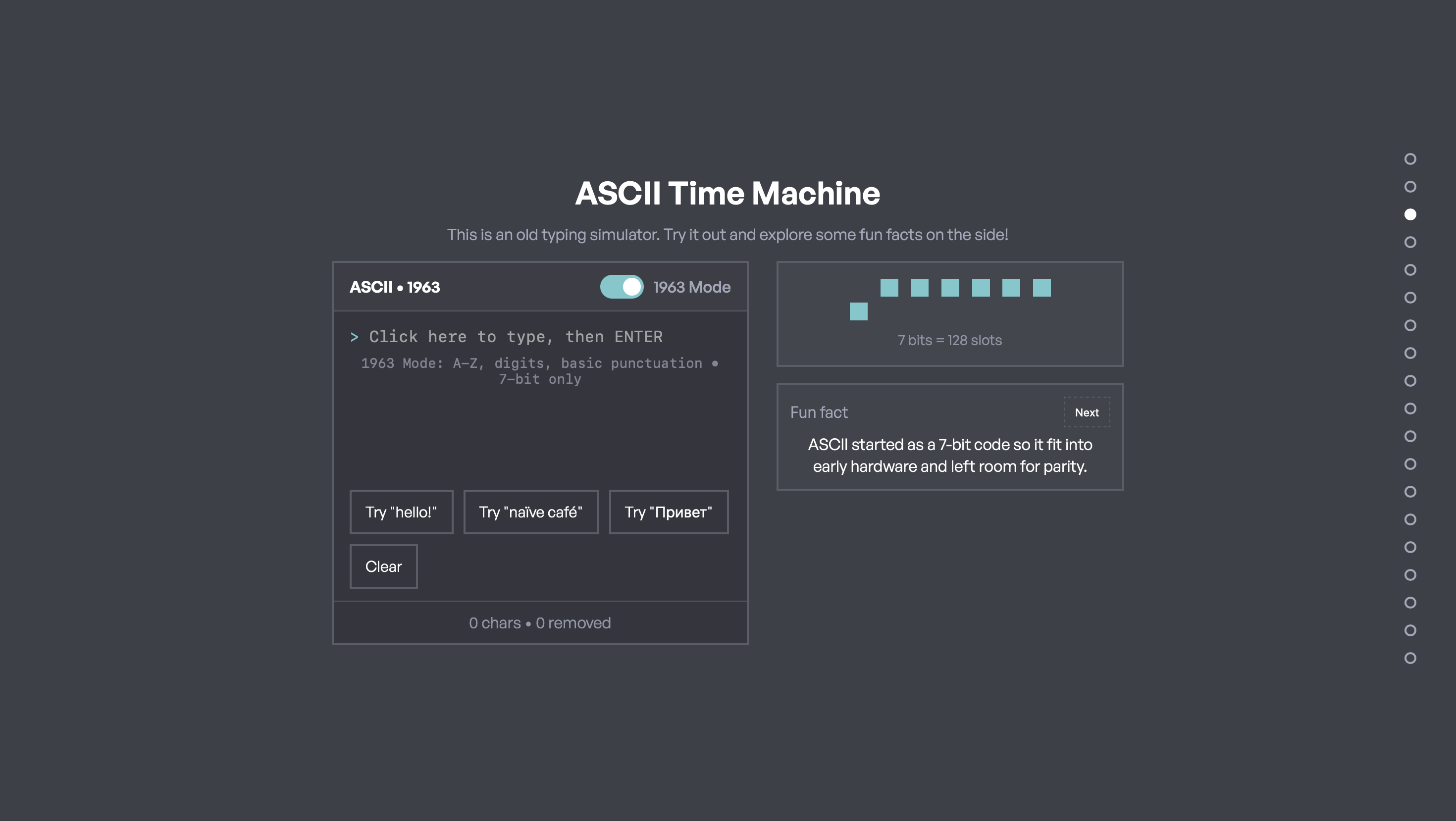 Placeholder: Hi-fi history/comments (blue/yellow)